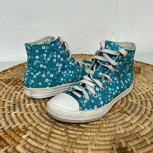 Converse Youth All-Star Chuck Taylor Flower Power High Top Sneakers